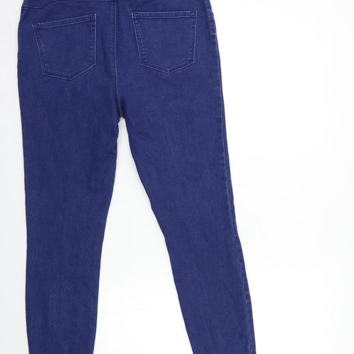George Womens Blue  Denim Skinny Jeans Size 14 L28 in