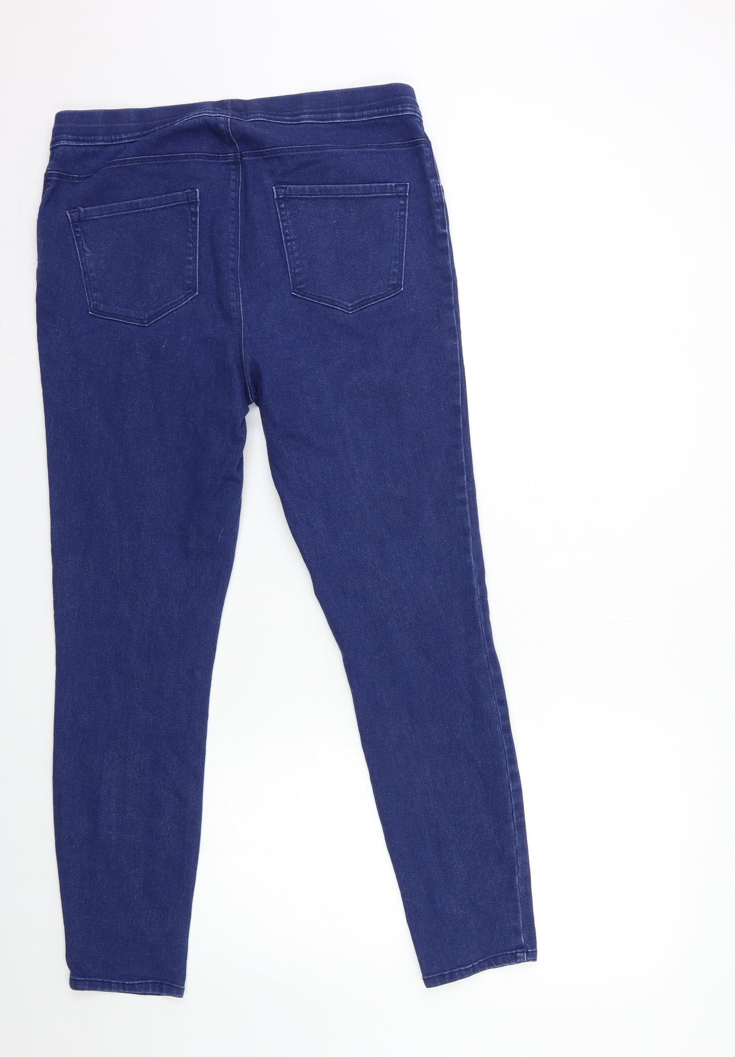 George Womens Blue  Denim Skinny Jeans Size 14 L28 in