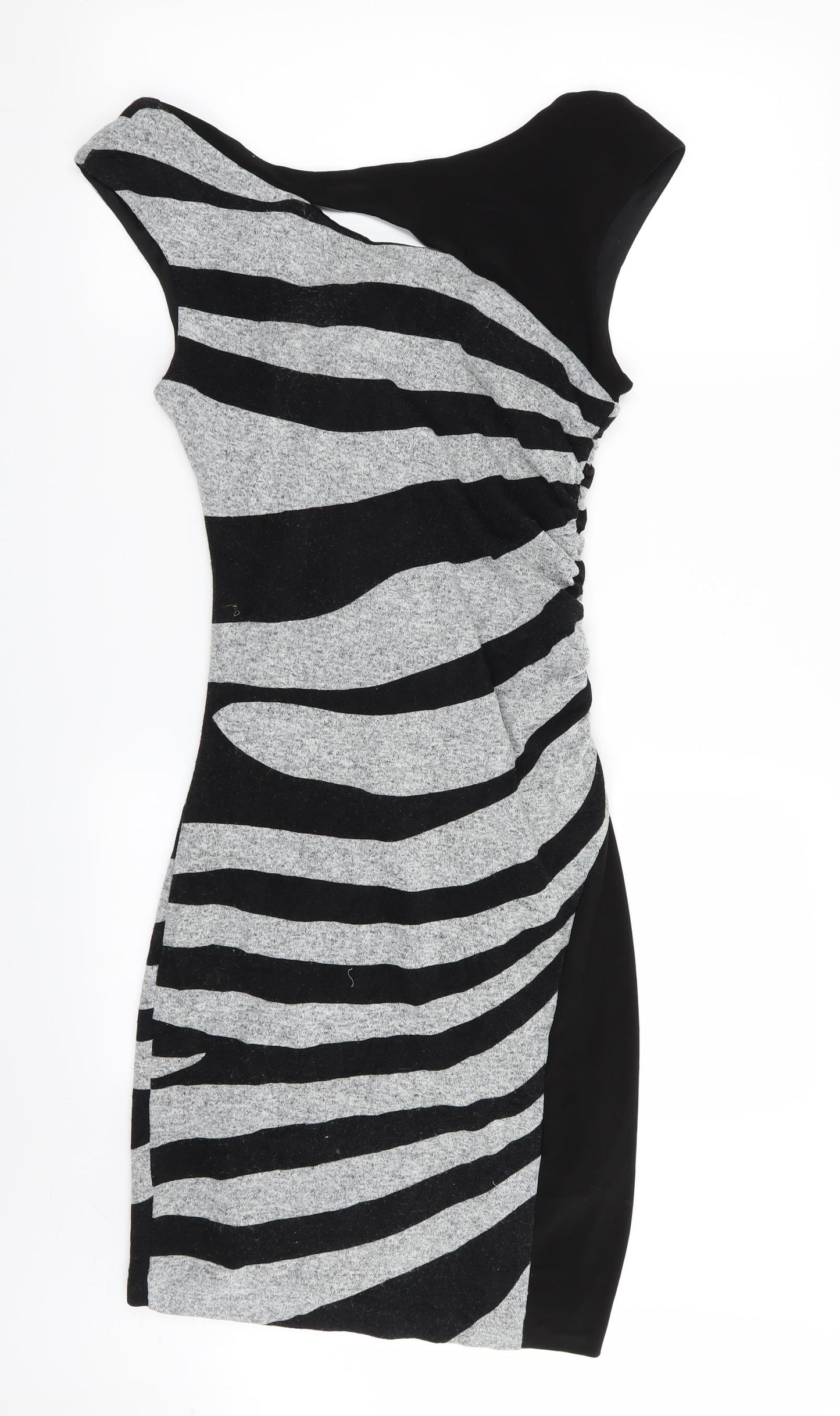 Frank Lyman Womens Multicoloured Striped  Mini  Size 8