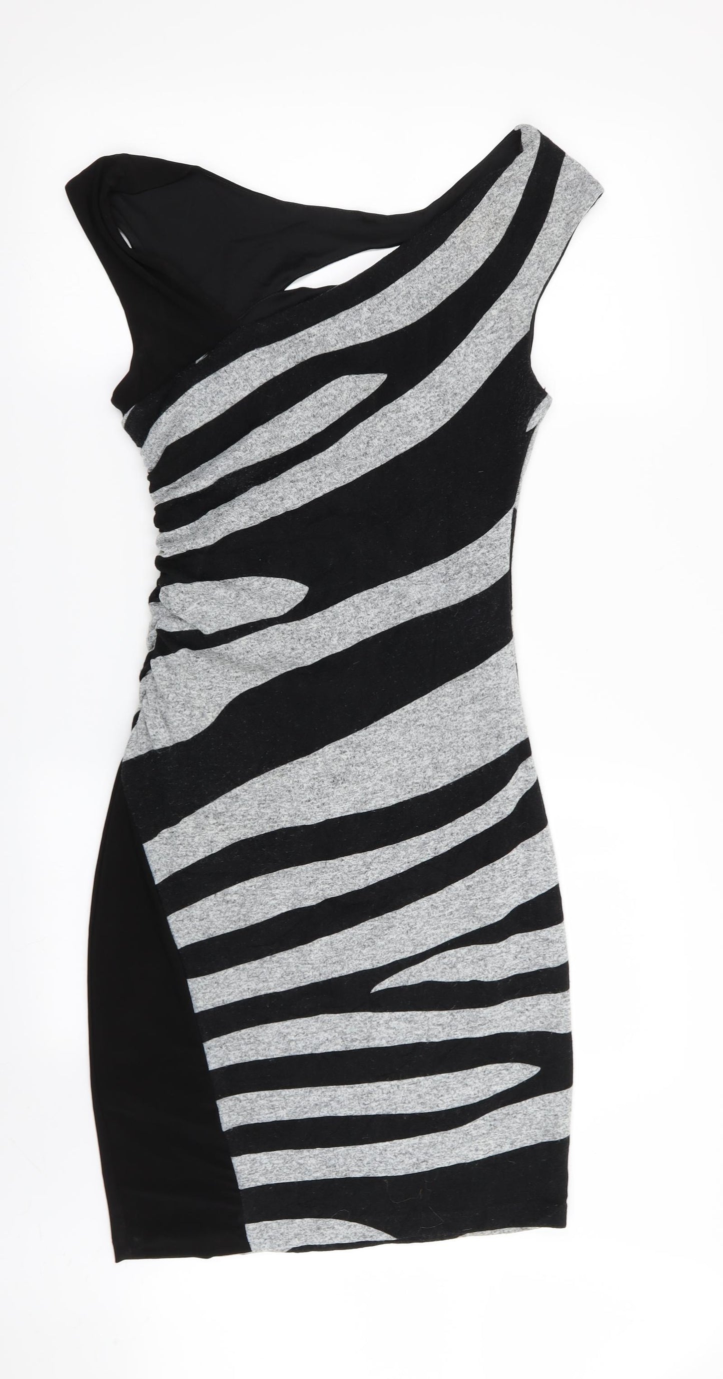 Frank Lyman Womens Multicoloured Striped  Mini  Size 8