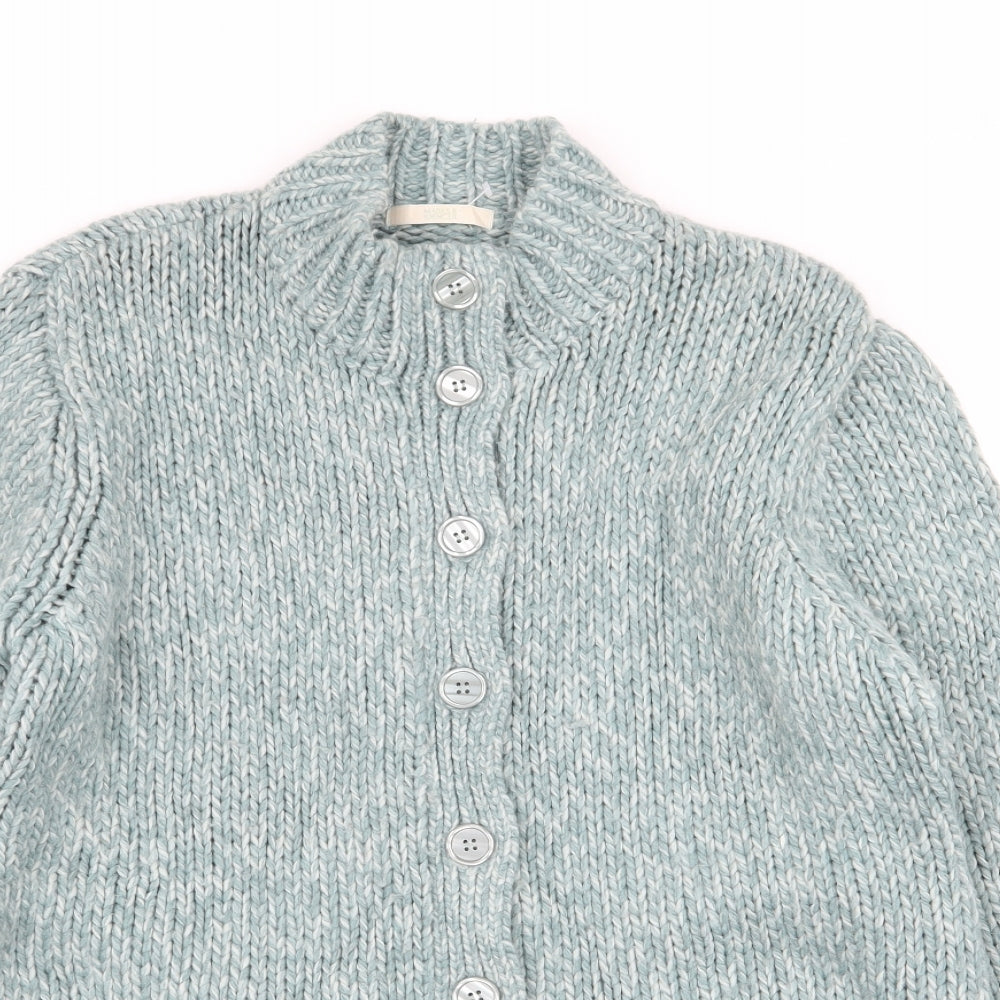 M&S Womens Green   Cardigan Jumper Size 16