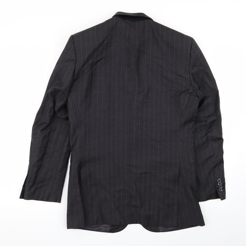 T.M jewin Mens Grey Striped  Jacket Blazer Size S