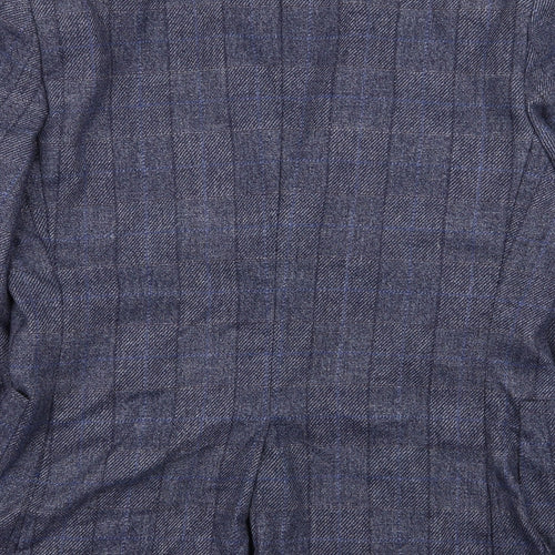 cp menswear Mens Blue Check  Jacket Blazer Size 36