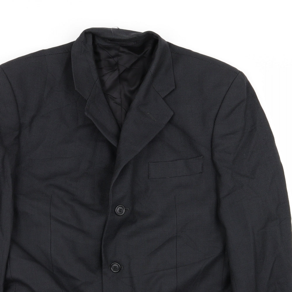 Berwin & Berwin Mens Black   Jacket Blazer Size 42