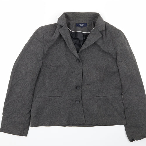 Debenhams Womens Grey   Jacket Blazer Size 16