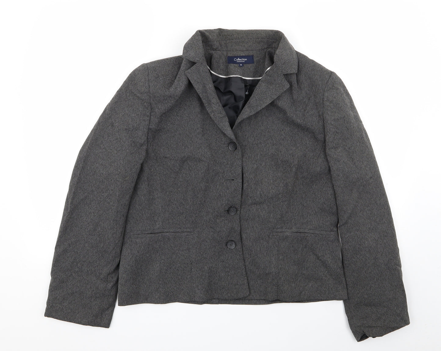 Debenhams Womens Grey   Jacket Blazer Size 16