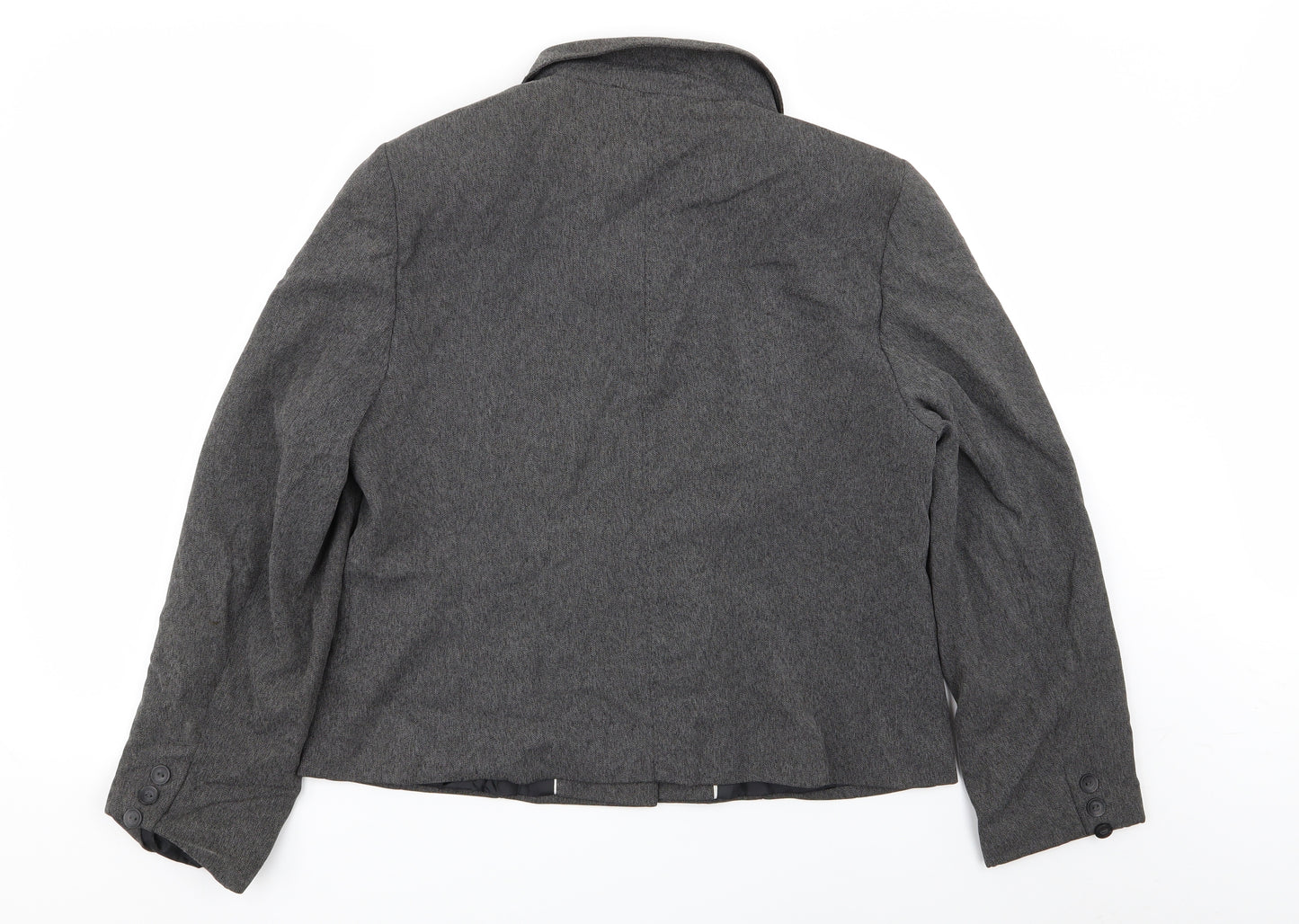 Debenhams Womens Grey   Jacket Blazer Size 16