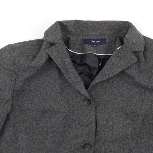 Debenhams Womens Grey   Jacket Blazer Size 16