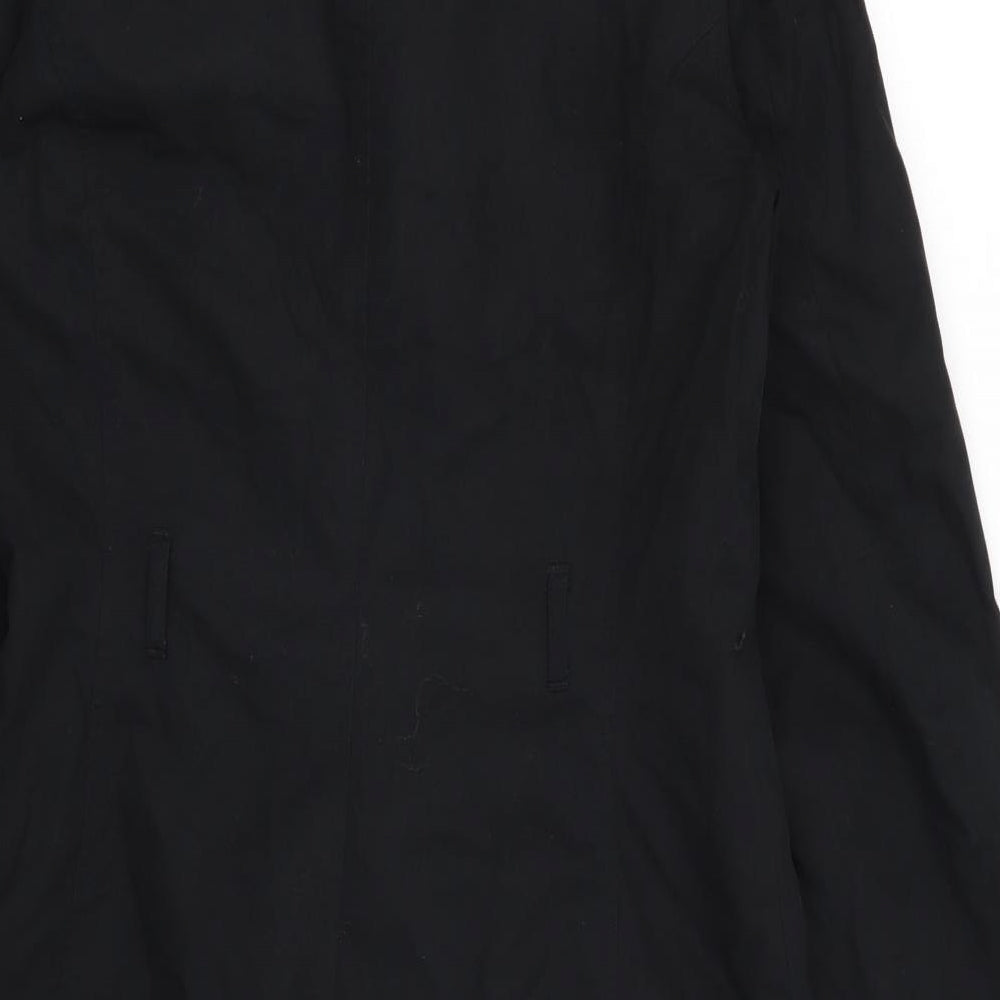 Divided by H&M Womens Black   Overcoat Coat Size 12