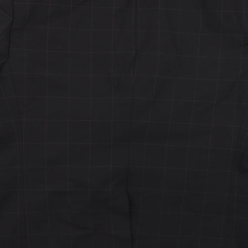 M&S Mens Black Check  Jacket Blazer Size 42
