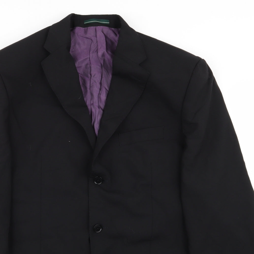 greenwoods Mens Black   Jacket Blazer Size 40
