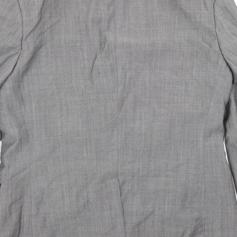Topman Mens Grey   Jacket Blazer Size 38