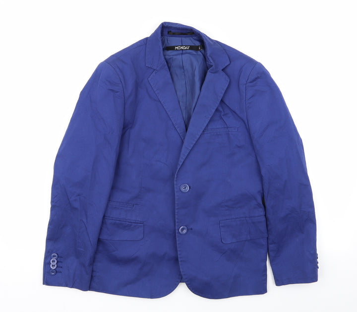monday Womens Blue   Jacket Blazer Size 12