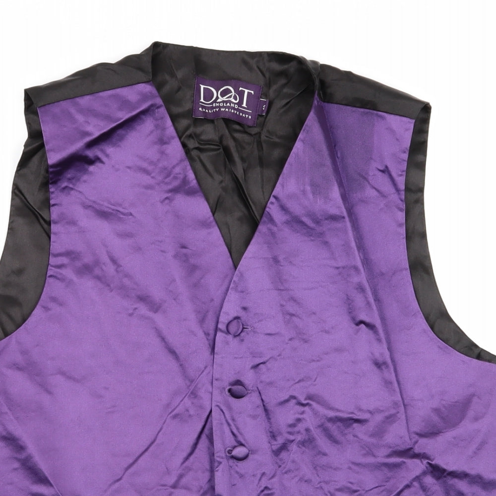 dot Mens Multicoloured   Jacket Suit Waistcoat Size 42