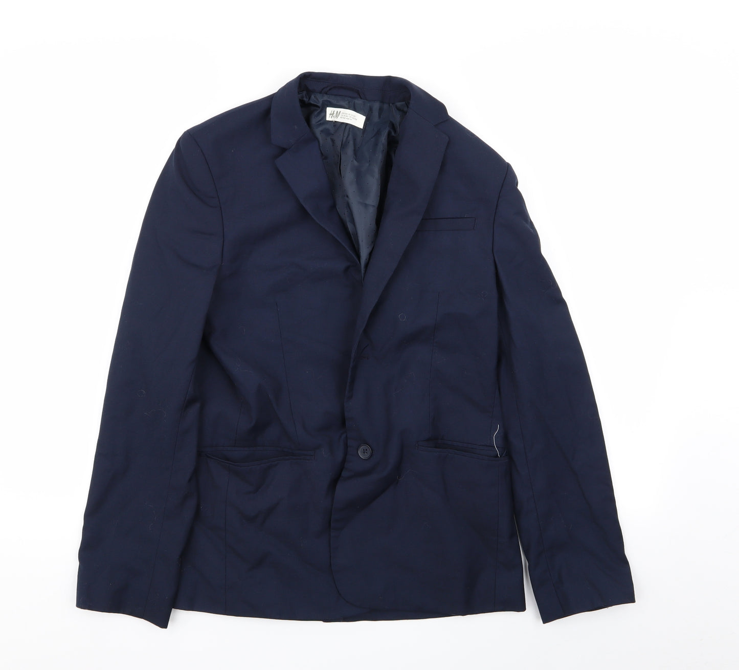 H&M Boys Blue   Jacket Blazer Size 13-14 Years