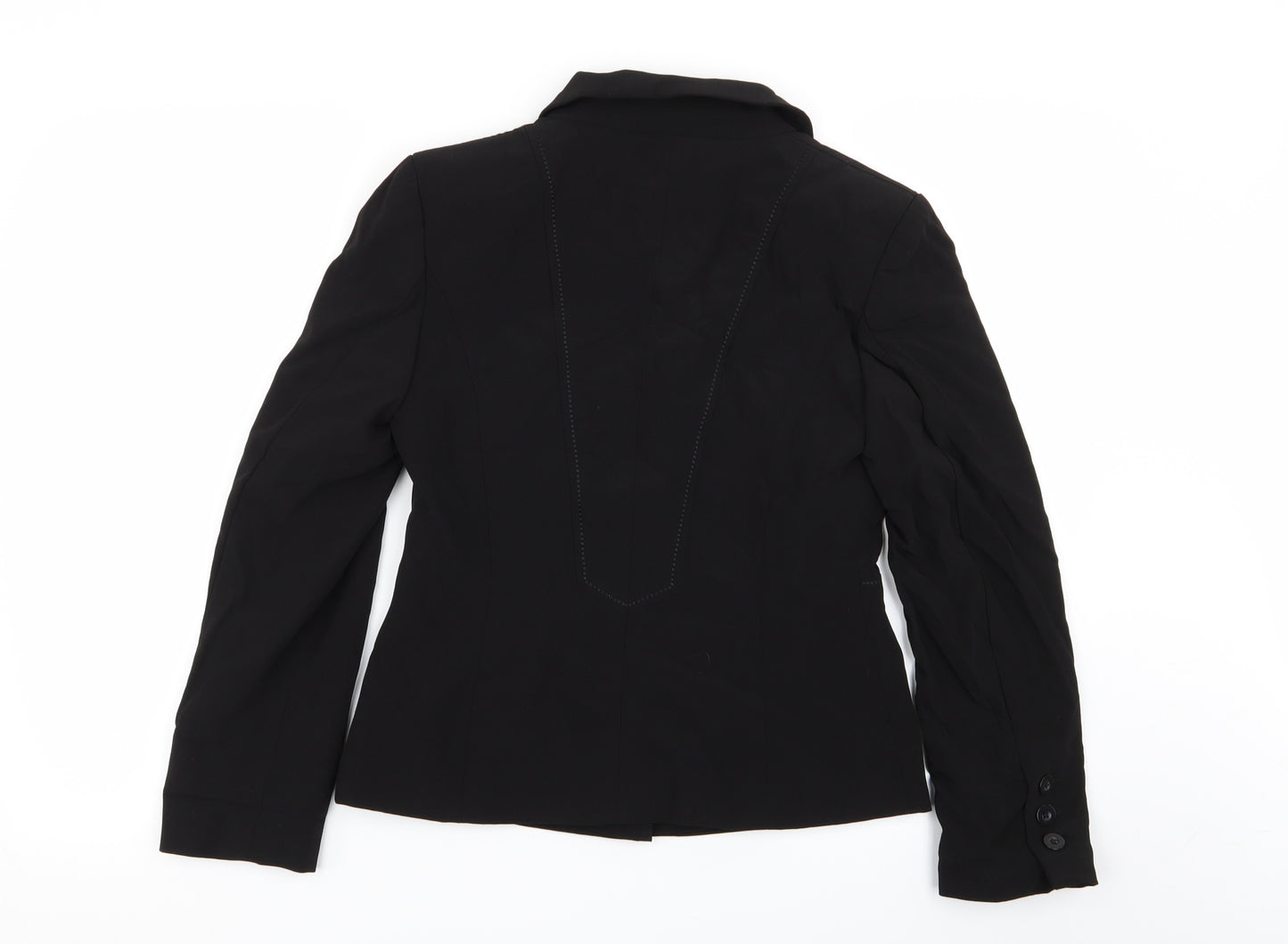 M&S Womens Black   Jacket Blazer Size 8