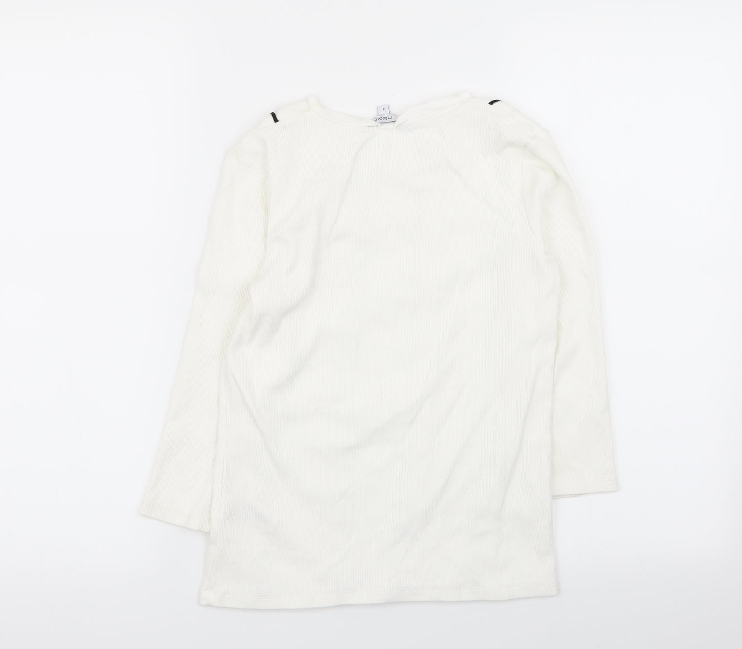 NEXT Womens White   Basic T-Shirt Size 8