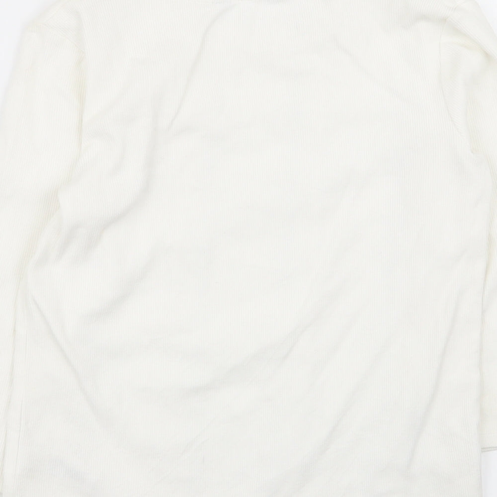 NEXT Womens White   Basic T-Shirt Size 8