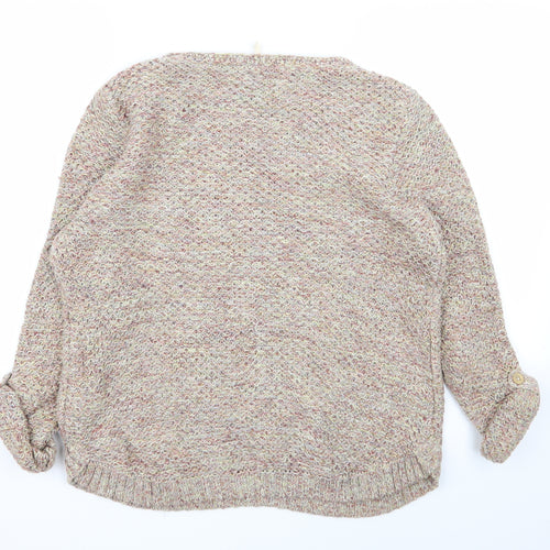 White Stuff Womens Beige   Pullover Jumper Size 16