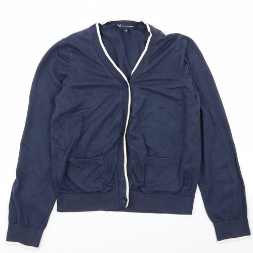 crew clothinh Womens Blue   Cardigan Jumper Size 10