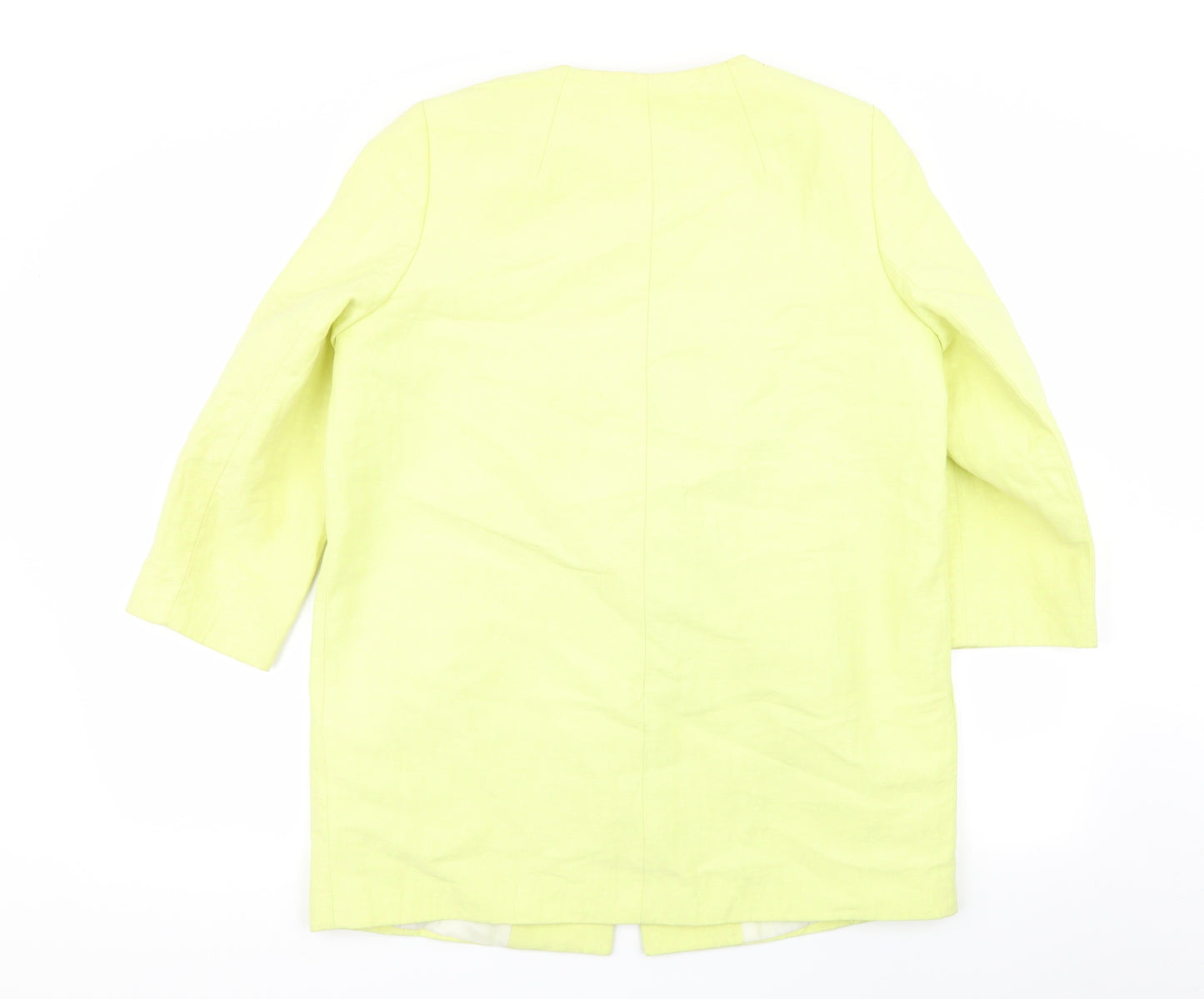 Primark Womens Yellow   Jacket Blazer Size 10