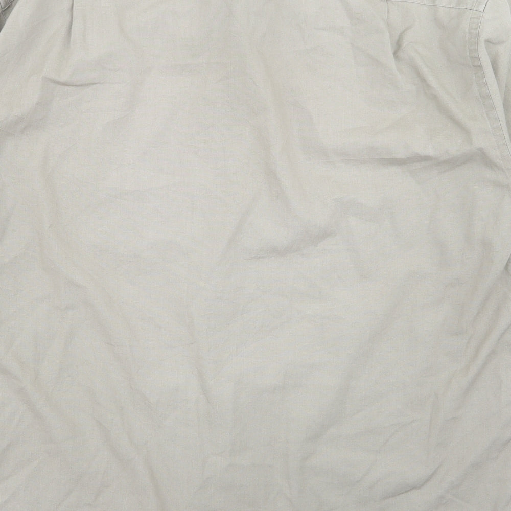 M&S Mens Grey    Dress Shirt Size 16