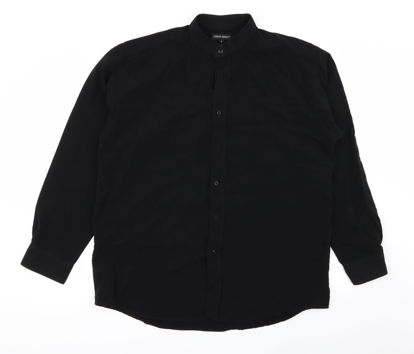 gordon bennett Mens Black    Button-Up Size M