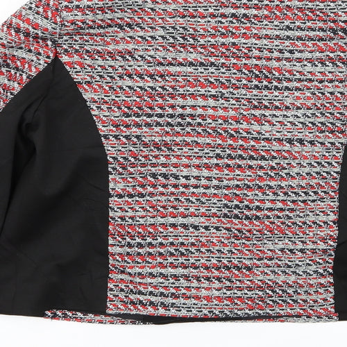 TU Womens Multicoloured Geometric  Jacket  Size 10