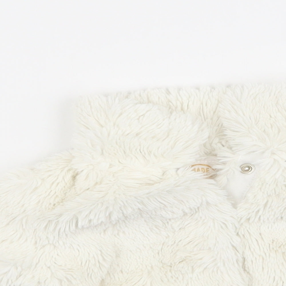 Earlydays Girls White   Jacket Coat Size 0-3 Months