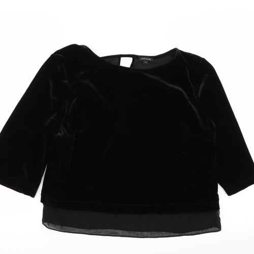 River Island Womens Black   Basic T-Shirt Size 12