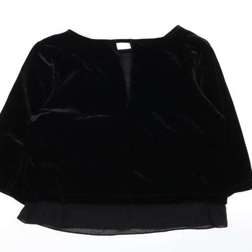 River Island Womens Black   Basic T-Shirt Size 12