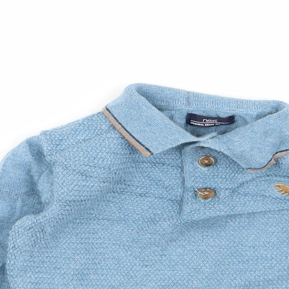 NEXT Boys Blue   Basic Polo Size 9-12 Months