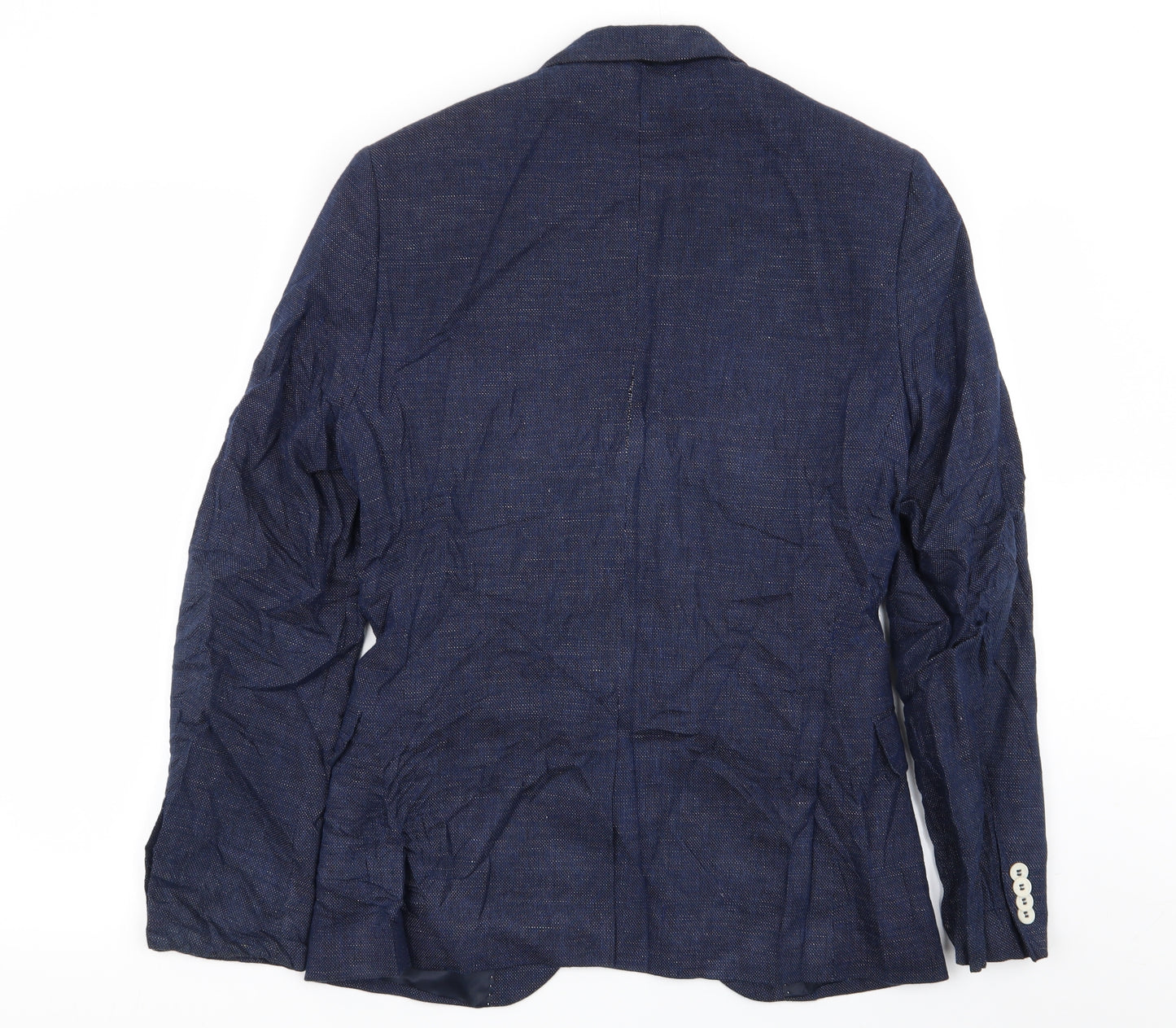 H&M Mens Blue   Jacket Blazer Size 36