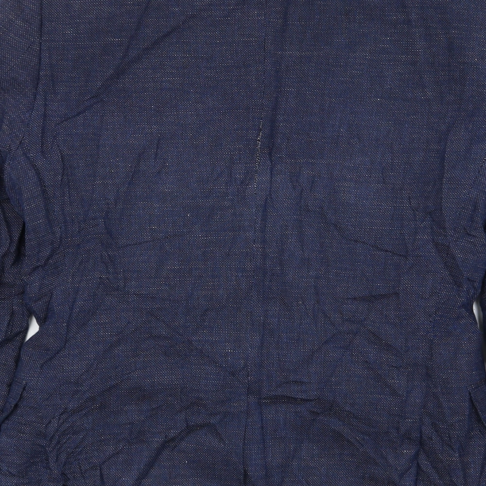 H&M Mens Blue   Jacket Blazer Size 36
