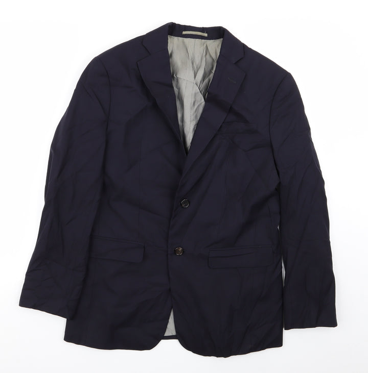 Preworn Mens Blue Jacket Blazer Size 36