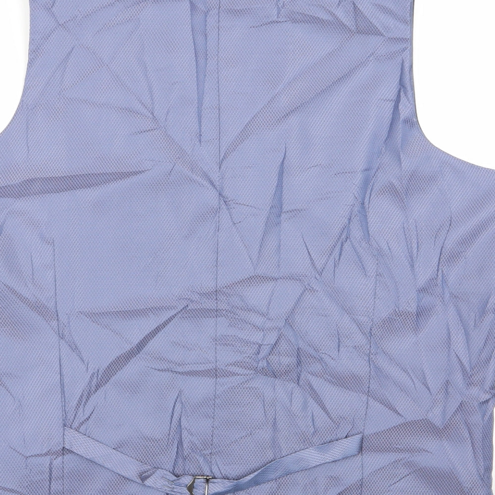 Cedar Wood State Mens Blue   Jacket Suit Waistcoat Size XL