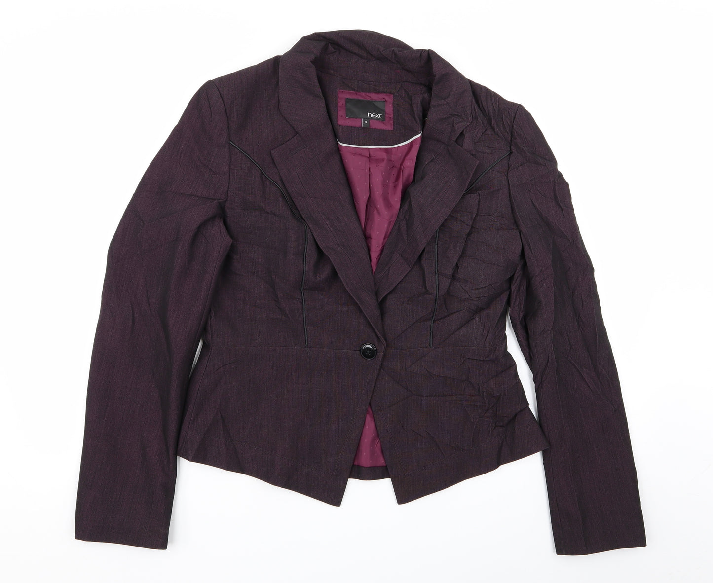 NEXT Womens Purple   Jacket Blazer Size 12