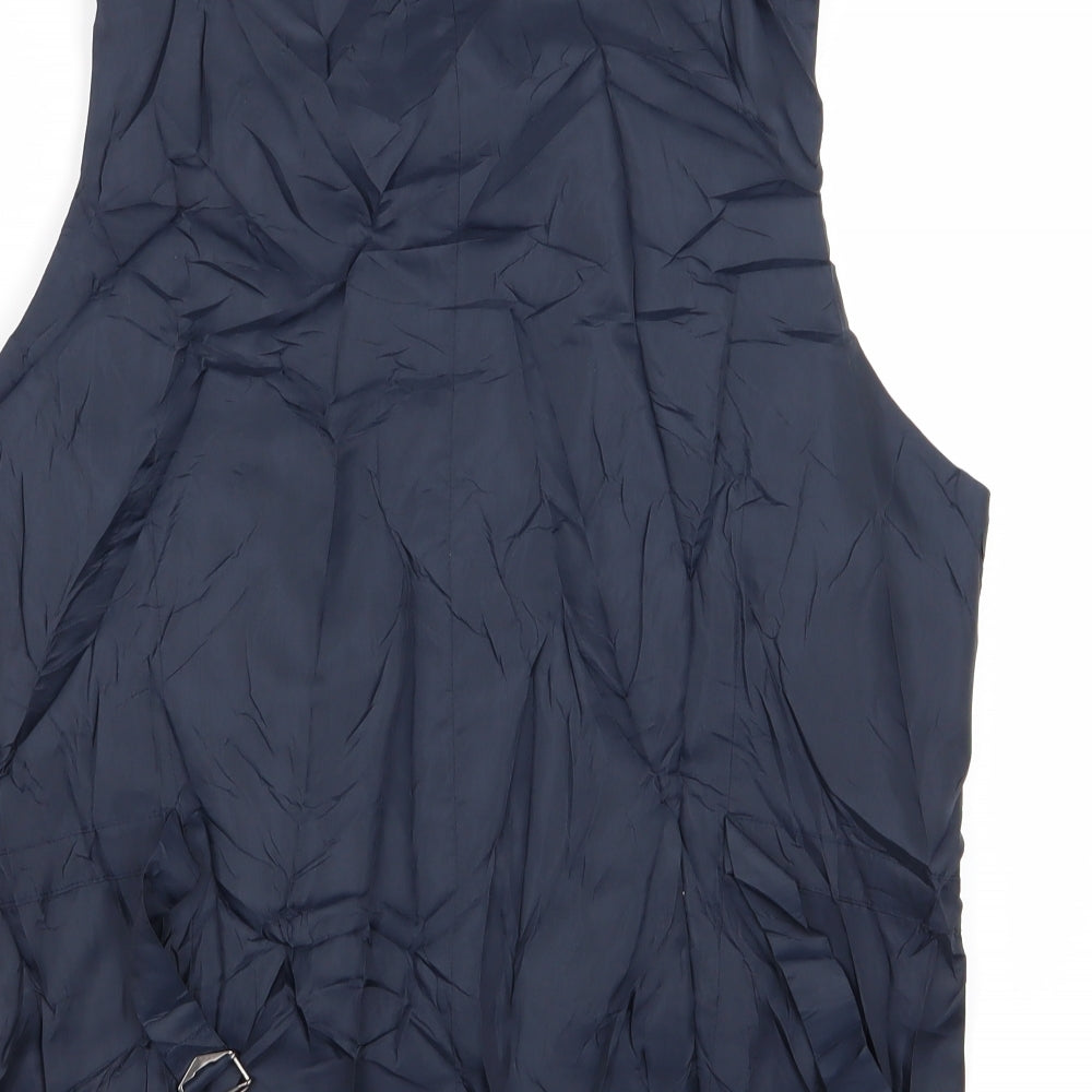 M&S Mens Blue   Jacket Suit Trousers Size L