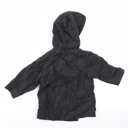 absorbs Boys Grey   Basic Coat Coat Size 12 Months