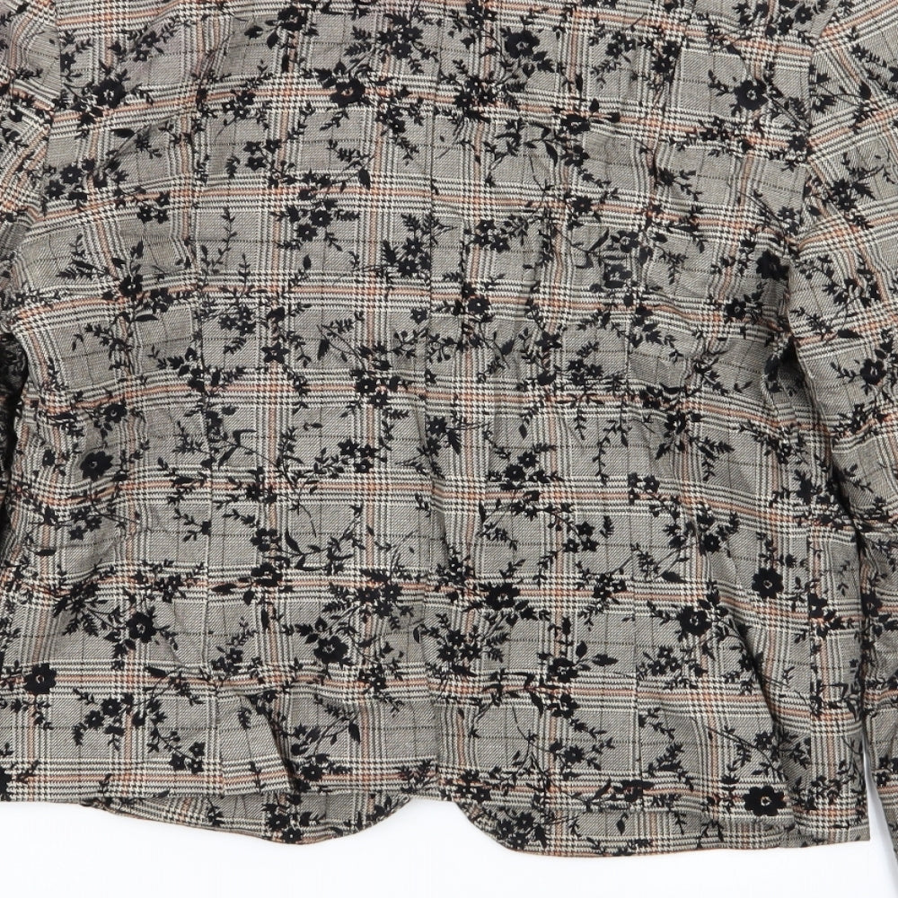 ASOS Womens Multicoloured Floral  Jacket Blazer Size 12