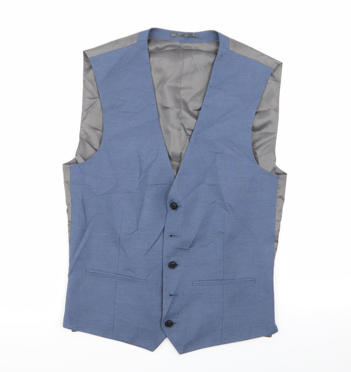 NEXT Mens Multicoloured   Jacket Suit Waistcoat Size 38