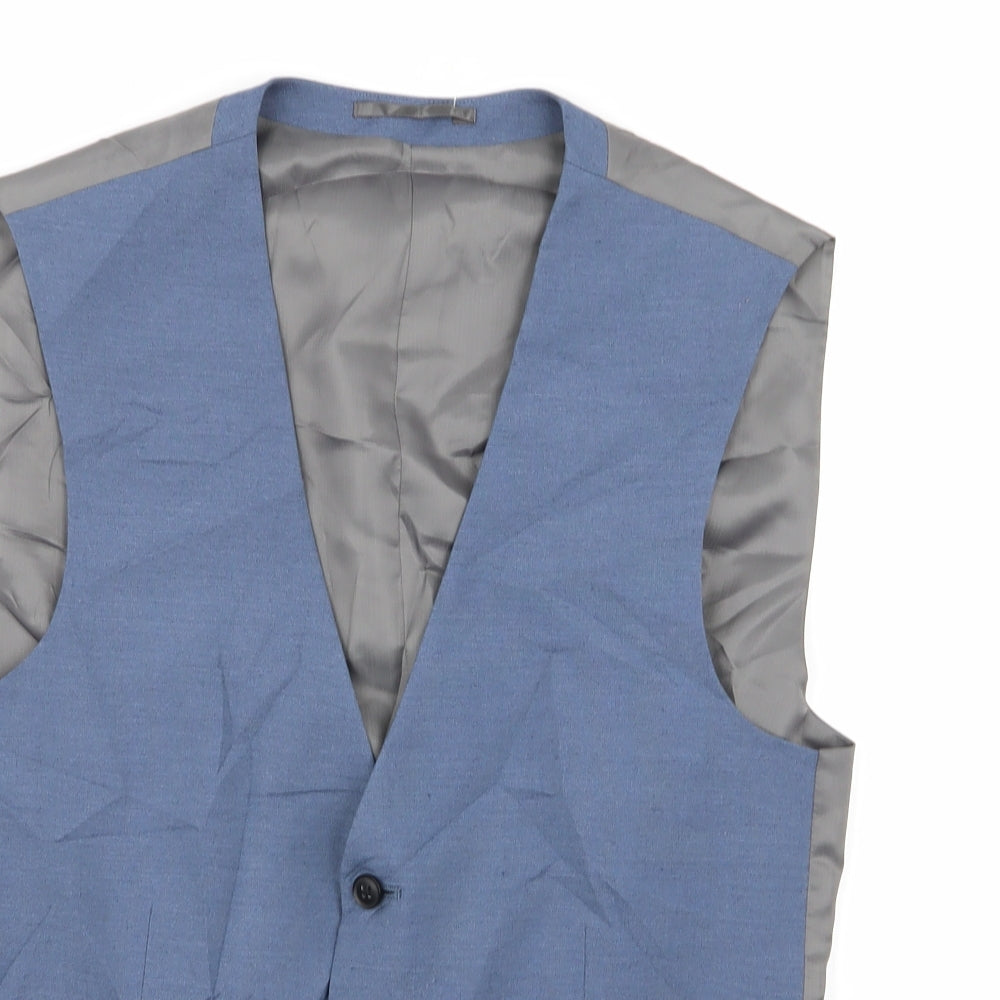 NEXT Mens Multicoloured   Jacket Suit Waistcoat Size 38