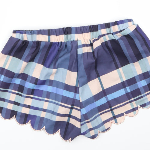 SheIn Womens Multicoloured Check  Cami Pyjama Pants Size S  - shorts