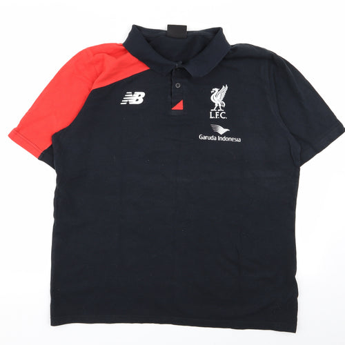 New Balance Mens Black    Polo Size XL  - LFC