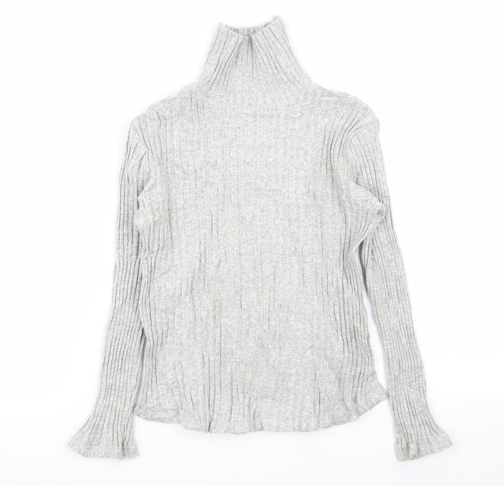 Zara Girls Grey   Basic T-Shirt Size 9-10 Years