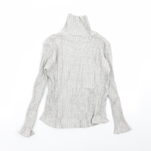 Zara Girls Grey   Basic T-Shirt Size 9-10 Years