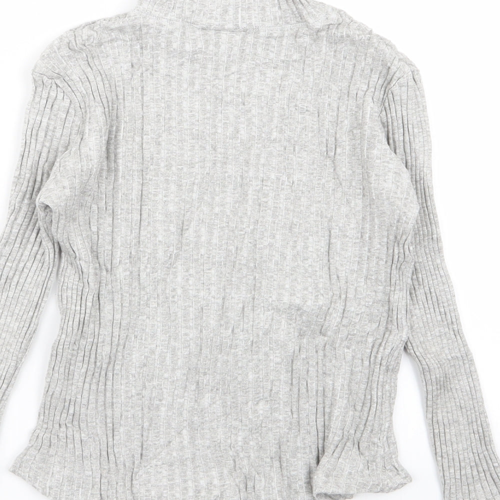 Zara Girls Grey   Basic T-Shirt Size 9-10 Years