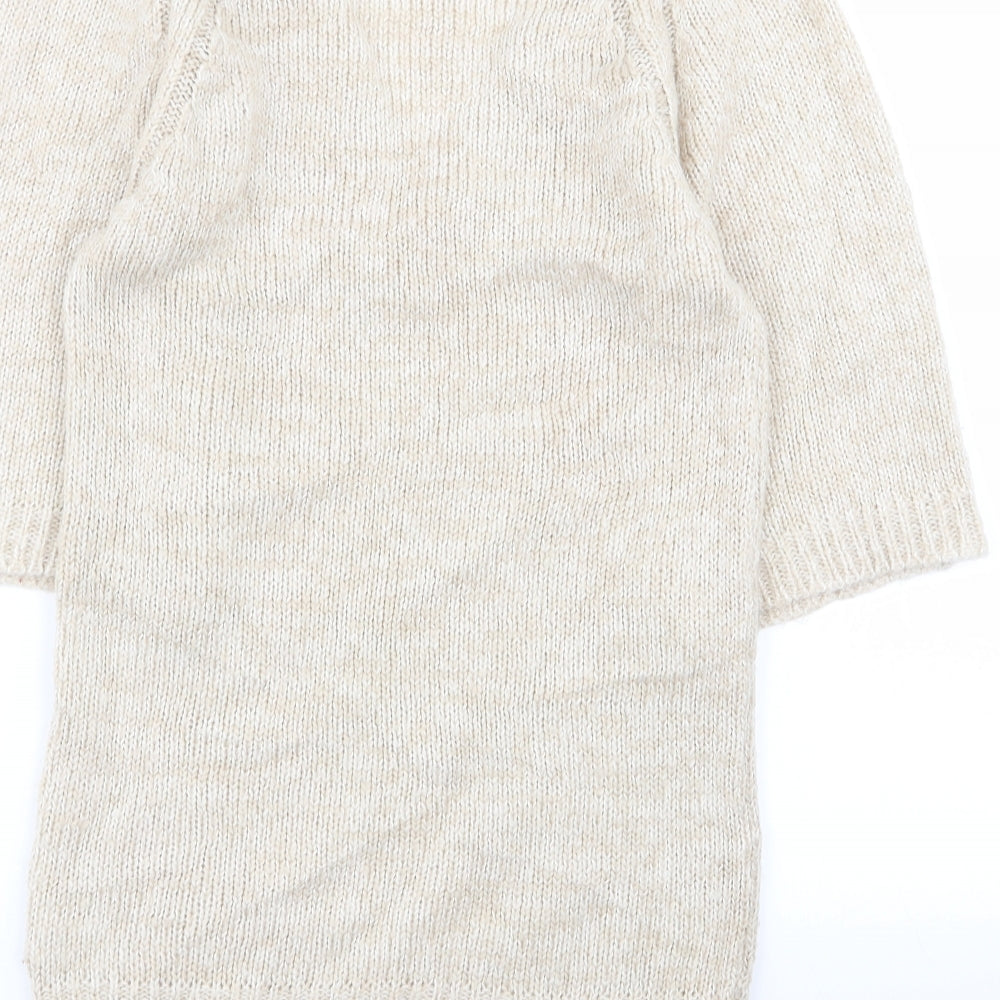 evie Womens Beige   Pullover Jumper Size 10