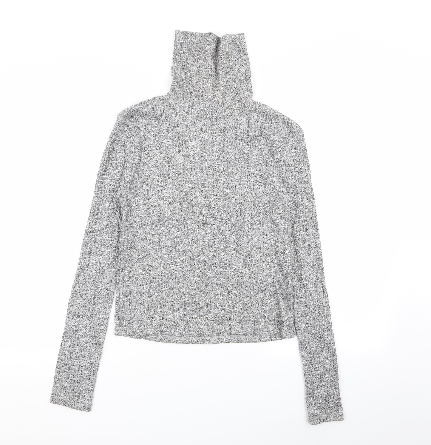 M&S Womens Grey   Basic T-Shirt Size 10