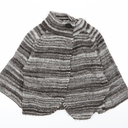 Papaya Womens Multicoloured Striped  Cardigan Jumper Size 8